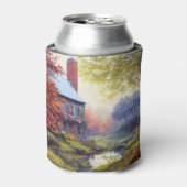 Rafraîchisseur Pour Canette Ferme/cours d'eau/bois/peinture (Can devant)