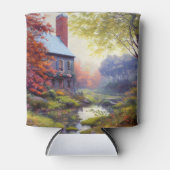 Rafraîchisseur Pour Canette Ferme/cours d'eau/bois/peinture (Devant)