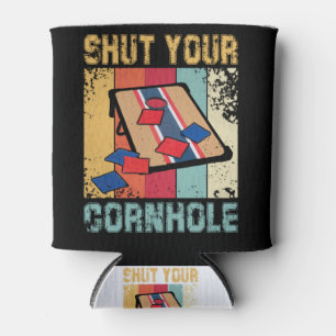Rafraîchisseur Pour Canette Fermez votre cadeau de Cornhole Funny