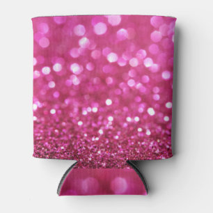 Rafraîchisseur Pour Canette Festive Rose foncé : Élégant Abstrait.