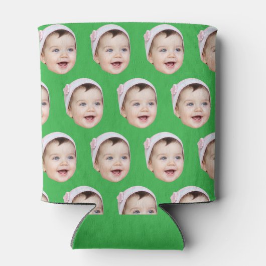 Rafraîchisseur Pour Canette Fête Bachelorette Coupe-Visage Personnalisée Anniv (Dos)