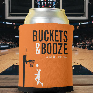 Rafraîchisseur Pour Canette Fête d'anniversaire de basketball adulte Buckets &