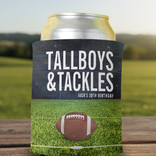 Rafraîchisseur Pour Canette Fête d'anniversaire de Football Tallboys & Tackles