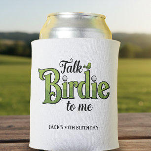 Rafraîchisseur Pour Canette Fête d'anniversaire de golf Parle-moi d'oiseau Bir