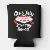 Rafraîchisseur Pour Canette Fête d'anniversaire de Las Vegas - Escouade d'Anni (Dos)