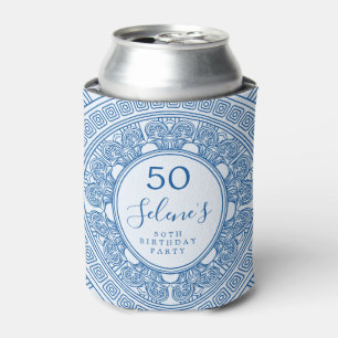 Rafraîchisseur Pour Canette Fête d'anniversaire élégante grecque avec des coul