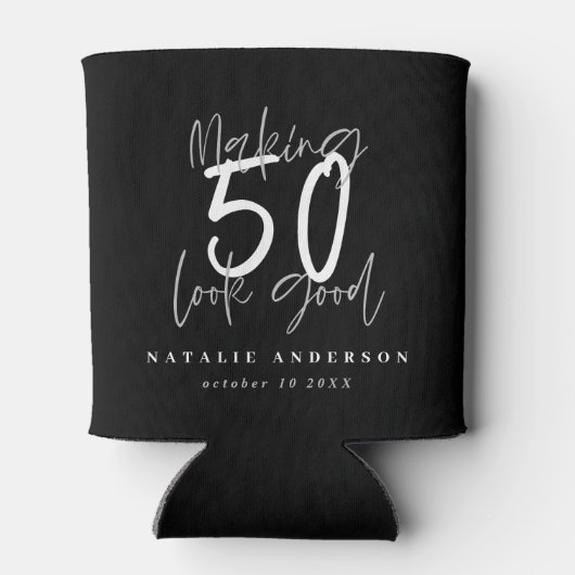 Rafraîchisseur Pour Canette Fête de 50 ans (Dos)