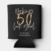 Rafraîchisseur Pour Canette Fête de 50 ans en or (Dos)