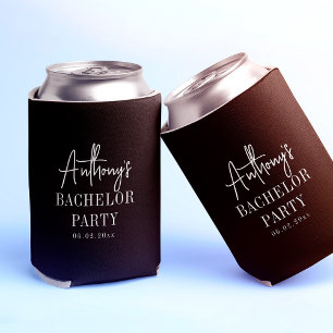 Rafraîchisseur Pour Canette Fête de Bachelor Élégante Moderne Cool Personnalis