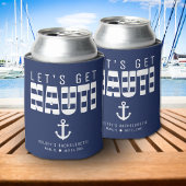 Rafraîchisseur Pour Canette Fête de Bachelorette Bleu Nauti