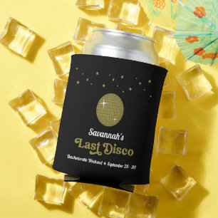 Rafraîchisseur Pour Canette Fête de Bachelorette Dernière Disco Rétro Groovy