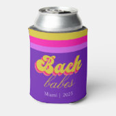 Rafraîchisseur Pour Canette Fête de Bachelorette Néon Violet Rétro  (Can Dos)
