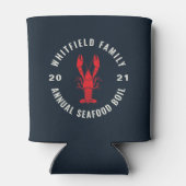 Rafraîchisseur Pour Canette Fête de bouillie de fruits de mer 4 juillet sur me (Dos)