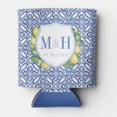 Rafraîchisseur Pour Canette Fête de Fête des mariées aux citrons bleus méditer (Devant)