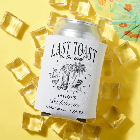 Rafraîchisseur Pour Canette Fête de Fiançailles de la Côte Moderne Cocktail Pa (Été in situ)