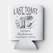 Rafraîchisseur Pour Canette Fête de Fiançailles de la Côte Moderne Cocktail Pa (Dos)