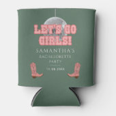 Rafraîchisseur Pour Canette Fête de Fiançailles Rétro Disco Cowgirl (Devant)