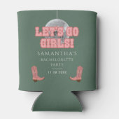 Rafraîchisseur Pour Canette Fête de Fiançailles Rétro Disco Cowgirl (Dos)