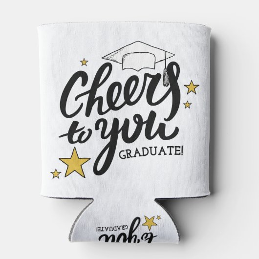 Rafraîchisseur Pour Canette Fête de la meilleure Graduation Graphiques (Dos)