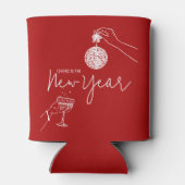 Rafraîchisseur Pour Canette fête de la nouvelle année (Dos)