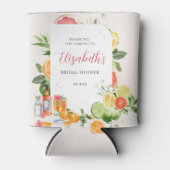 Rafraîchisseur Pour Canette Fête de mariage Citron Tropical (Devant)