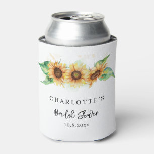 Rafraîchisseur Pour Canette Fête de mariage personnalisée tournesol Floral