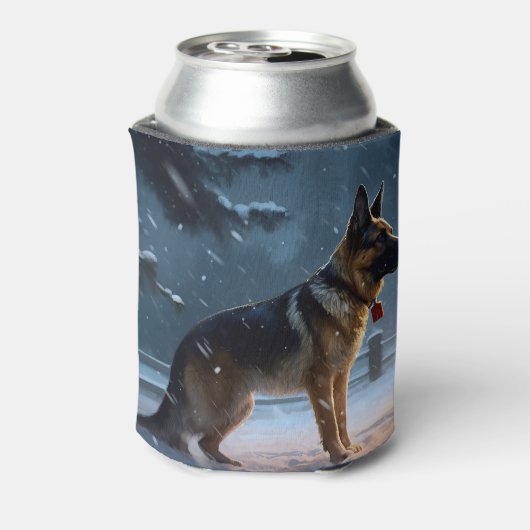 Rafraîchisseur Pour Canette Fête de Noël des bergers allemands (Can Dos)