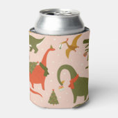 Rafraîchisseur Pour Canette Fête de Noël Dino : Tree Rex (Can devant)