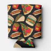 Rafraîchisseur Pour Canette Fête de Restauration Rapide : Isolement Motif Vint (Dos)