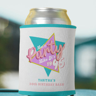 Rafraîchisseur Pour Canette Fête des années 90 Comme c'est 1995 30e fête d'ann