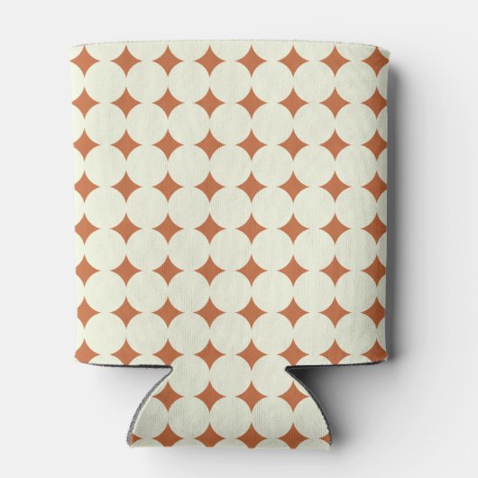 Rafraîchisseur Pour Canette Fête des mariées Retro moderne en terre cuite poin (Dos)