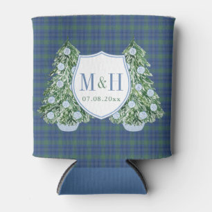 Rafraîchisseur Pour Canette Fête des mariées Tartan Chic Tipsy Et Toasty Flann