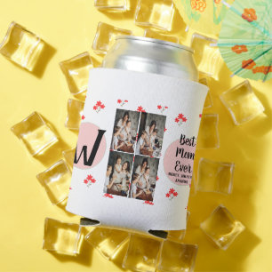Rafraîchisseur Pour Canette Fête des mères personnalisées, photo collage cadea
