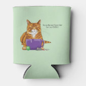 Rafraîchisseur Pour Canette Fête des pères Best Cat Papa (Devant)