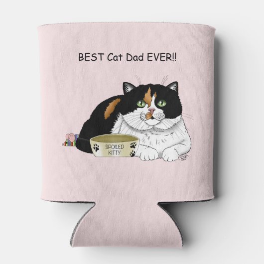 Rafraîchisseur Pour Canette Fête des pères Calico Cat