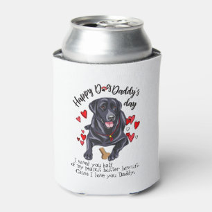 Rafraîchisseur Pour Canette Fête des pères heureuse de votre labrador