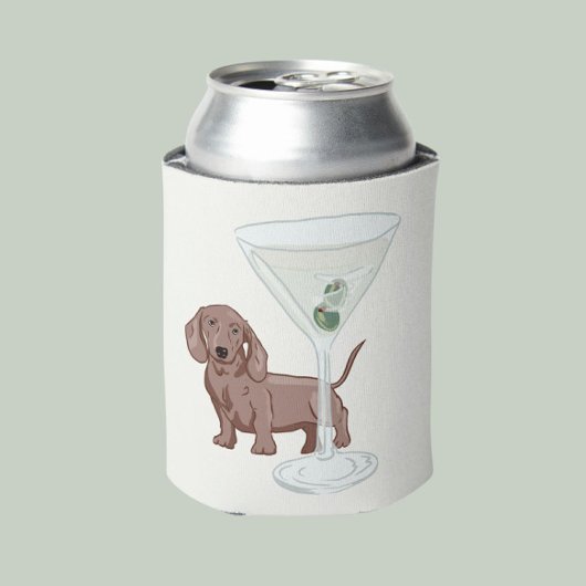 Rafraîchisseur Pour Canette Fête des saucisses et des martinis