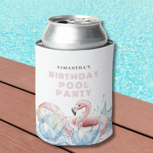 Rafraîchisseur Pour Canette Fête d'été moderne rose Piscine