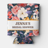 Rafraîchisseur Pour Canette Fête Florale Bohème Élégante (Devant)