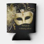 Rafraîchisseur Pour Canette Fête Masquerade (Devant)