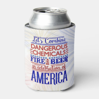 Rafraîchisseur Pour Canette Feu d'artifice 4 juillet bière amusant | Indépenda