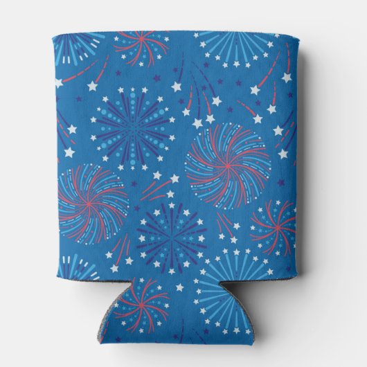 Rafraîchisseur Pour Canette Feu d'artifice du 4 juillet (Dos)