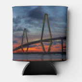 Rafraîchisseur Pour Canette Feu de Charleston comme coucher de soleil (Devant)