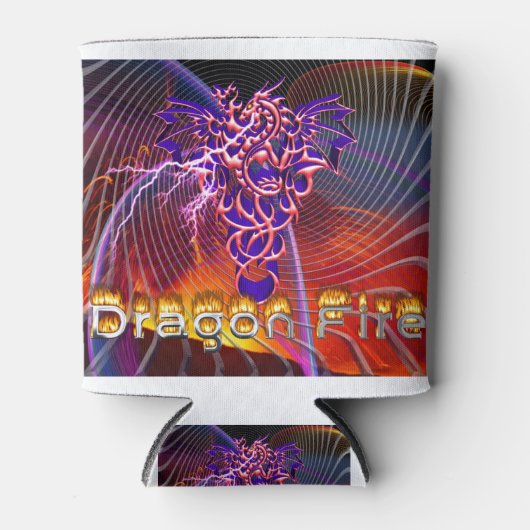 Rafraîchisseur Pour Canette Feu de dragon (Devant)