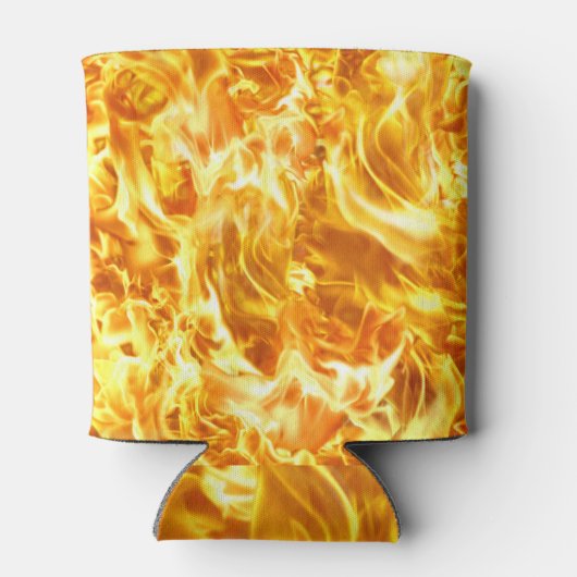 Rafraîchisseur Pour Canette Feu de flamme haute résolution : texture transpare (Dos)