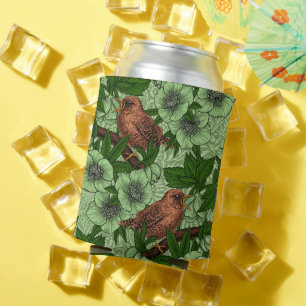 Rafraîchisseur Pour Canette Feu et hellebore, vert clair