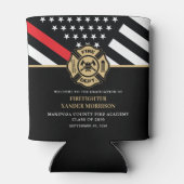 Rafraîchisseur Pour Canette Feu pompier Académie de Graduation Parti Favoriser (Dos)