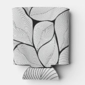 Rafraîchisseur Pour Canette Feuillage feuillu, motif arrière - plan transparen (Dos)