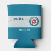 Rafraîchisseur Pour Canette Feuille de curling Pierre de curling (Dos)