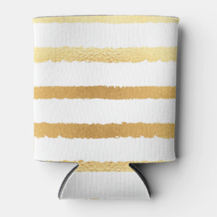 Rafraîchisseur Pour Canette Feuille d'or, motif vintage sans soudure.